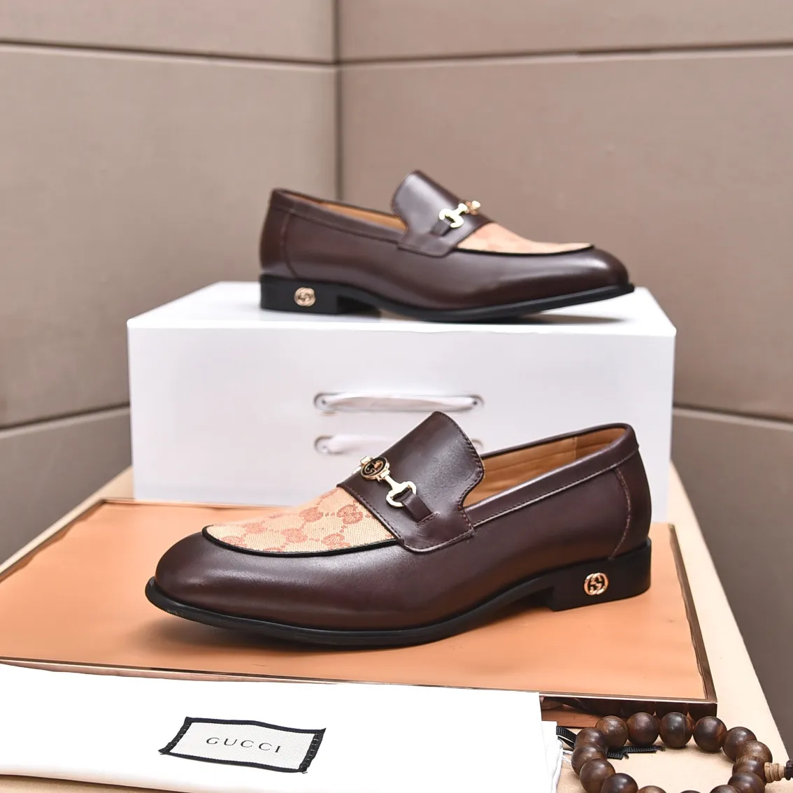 Men's shoes💰480📛📛Original (water-dyed cow lining) Gucci GUCCI official website formal shoes🌀 Italian🇮🇹imported cowhide➕top imported water-dyed cowhide lining💋Finely handmade original bottom, the real thing looks better when photographed in person Standard size 38-44